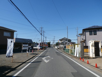 【前面道路含む現地写真】 | 【LIXIL不動産ショップ】第２寄木戸分譲1区画 | 前面道路含む現地写真です