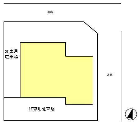 森ハイツの区画図