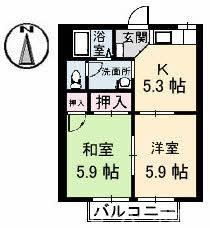 アーバンライフA棟の間取り