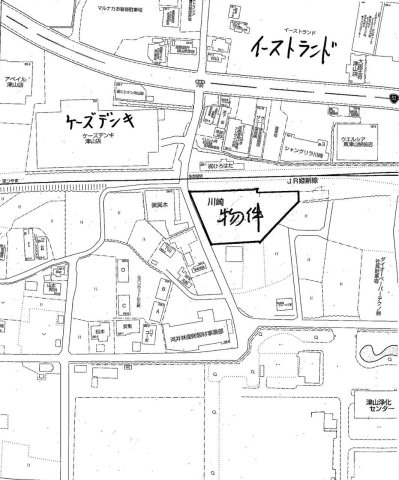 津山市川崎　売土地　939坪の地図