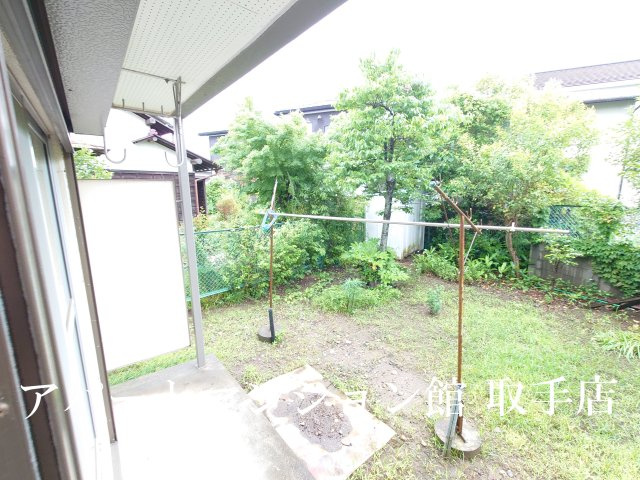 稲葉コーポのバルコニー