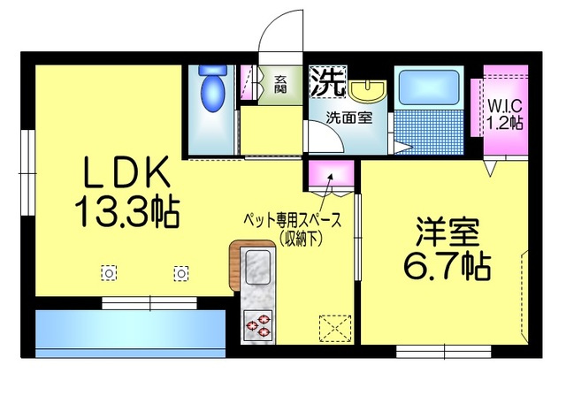 シュシュ向島の間取り|★１フロア２住戸★