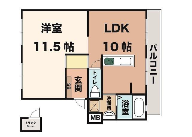 サンモール福田の間取り|※間取りが現況と異なる場合は現況を優先します※