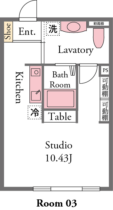 ガーデニアの間取り|R03