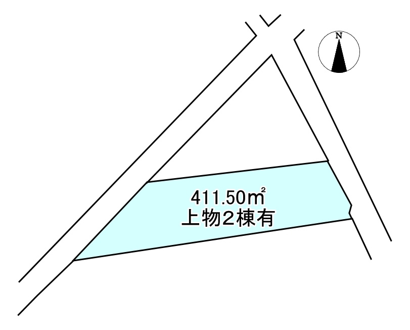 城下町　売土地の土地図