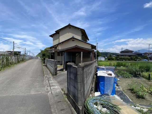 城下町　売土地の前面道路含む現地写真