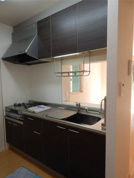 かぐや姫パークB棟のキッチン|使いやすいキッチンです