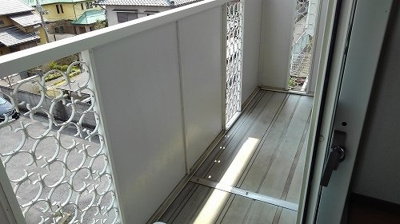 【バルコニー】 | プレステージ青山 | 外からの目が気にならないバルコニーで洗濯物が干せます