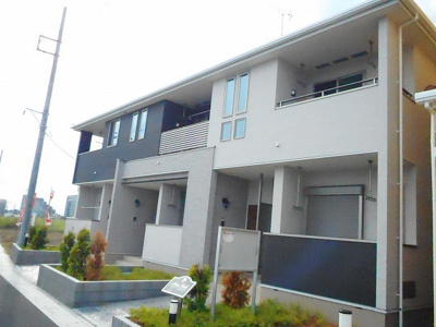 【外観パース】 | エアリーズ フィーレⅡ | ★都市ガス★エアコン2台★温水洗浄便座★浴室乾燥機★