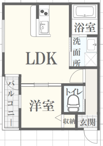 ボヌール英賀保駅前　Ⅱの間取り