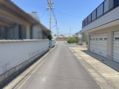 【前面道路含む現地写真】 | 鈴鹿市中江島町 | 前面道路