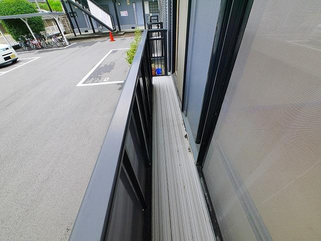 メゾン・ド・グランデュールのバルコニー|陽当たり良好なバルコニーです