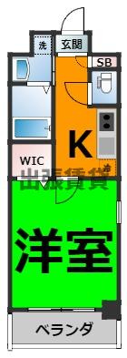 仲介手数料0円！！リラ出来町の間取り