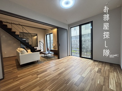 久留米市日ノ出町の新築一戸建の居間・リビング