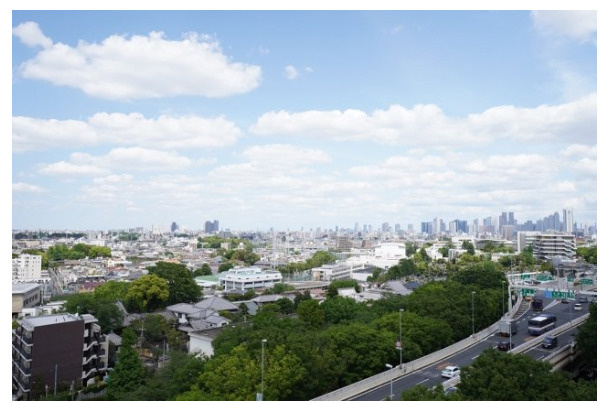 杉並区下高井戸１丁目の賃貸マンションの展望