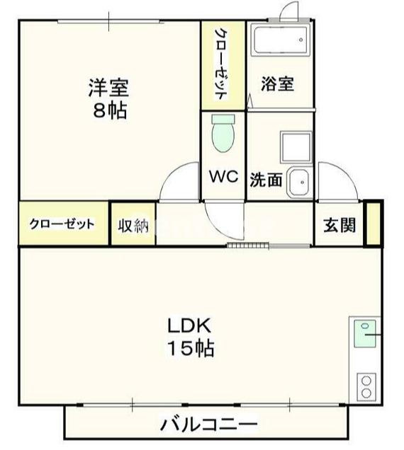 グリンパレス天神の間取り