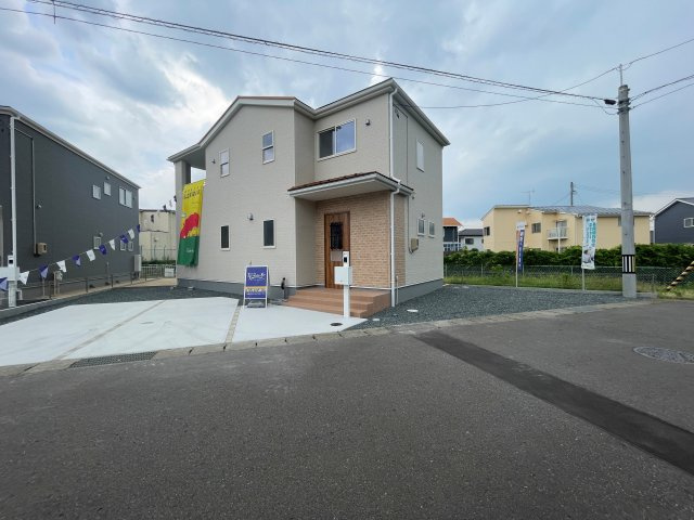 新築戸建・建売　福島市方木田古川　全2棟の駐車場