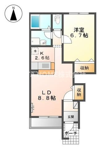 豊岡市日高町岩中のアパート