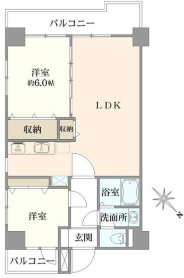 【間取り】 | 中板橋サニーコーポ