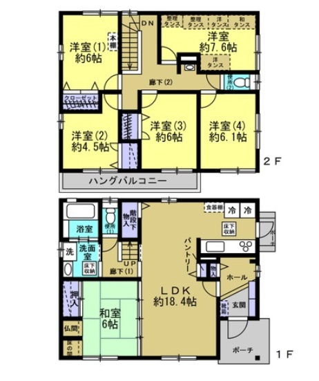 【間取り】 | 間取りは6LDKになります。