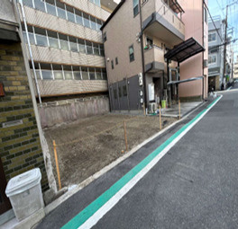 【前面道路含む現地写真】 | 北区本庄東２丁目売り土地