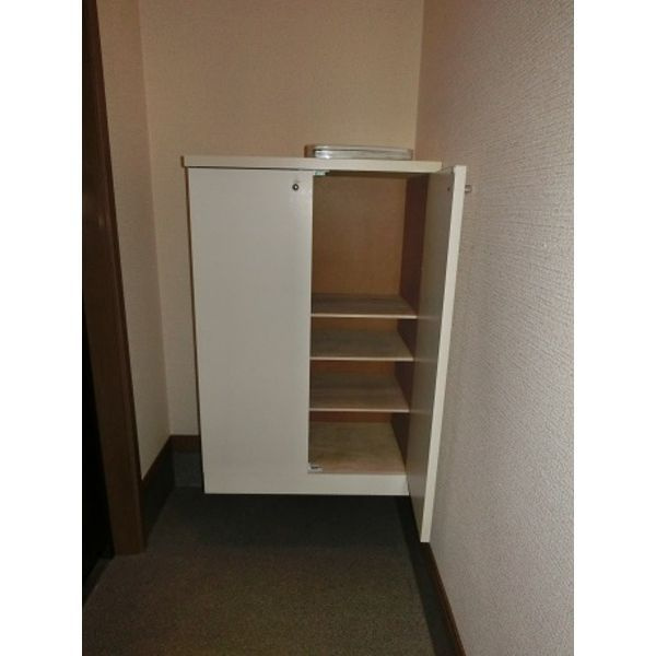 シャルマン城西A棟の玄関