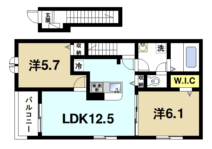 クローバーの間取り