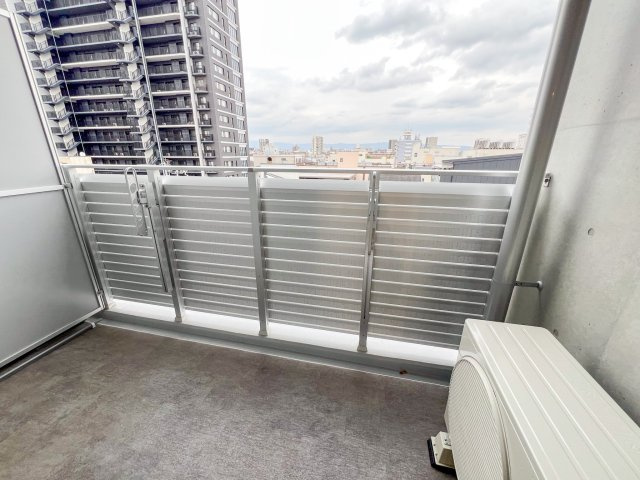 estageo北田辺のバルコニー