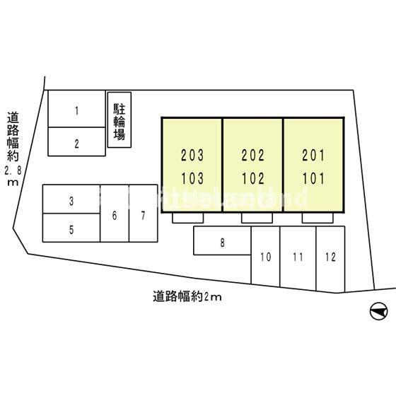 マリン毛見の区画図