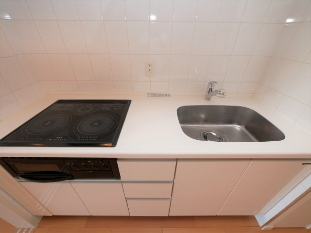 大阪市天王寺区上汐５丁目の賃貸マンションのキッチン