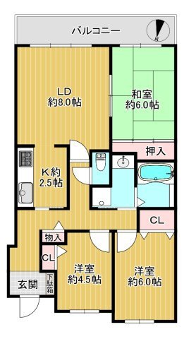 【間取り】 | 堺大野芝パーク・ホームズ