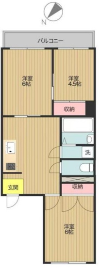 【間取り】 | 高島平第２サンパワー