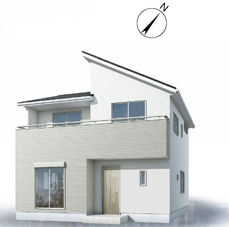 越谷市東越谷４　新築戸建の完成予想図