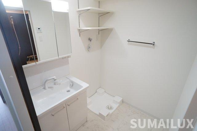 熊本市北区龍田弓削１丁目の賃貸マンションの独立洗面台