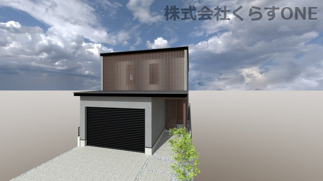 【完成予想図】 | 姫路市大黒壱丁町／売土地 | ご提案の外観パースです★