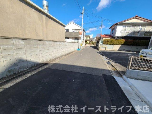 【新築戸建】　いわき市平五色町1期　最終1棟！！の前面道路含む現地写真|西側4.4ｍ公道