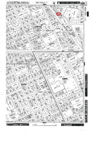 学校町2丁目　田中貸家の地図