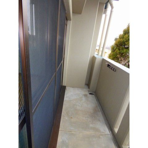 キャッスルマンション豊岡のバルコニー