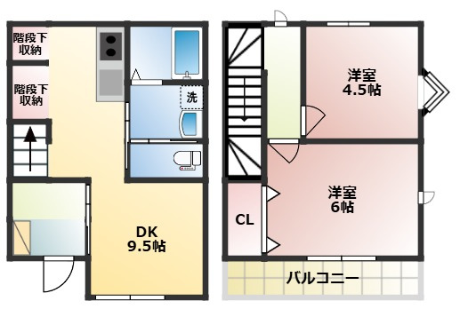 【間取り】 | ドム　シャイン