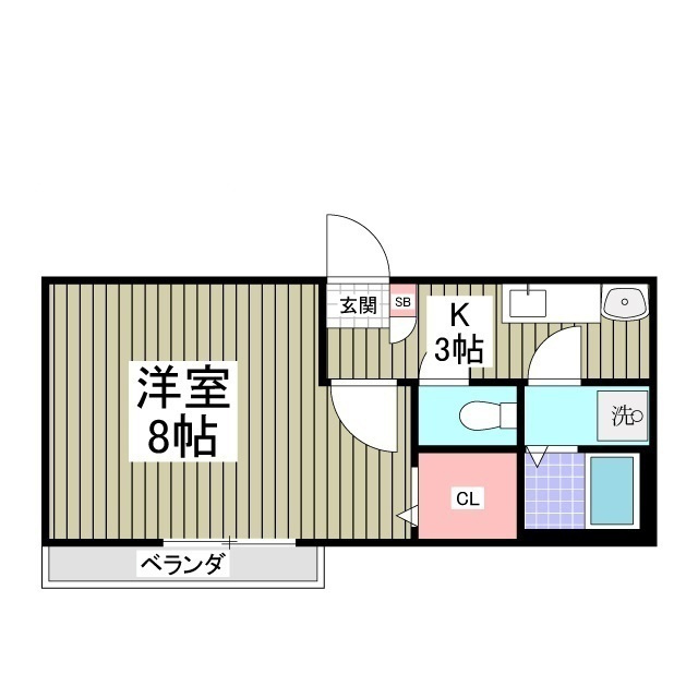 プランドール北大宮の間取り
