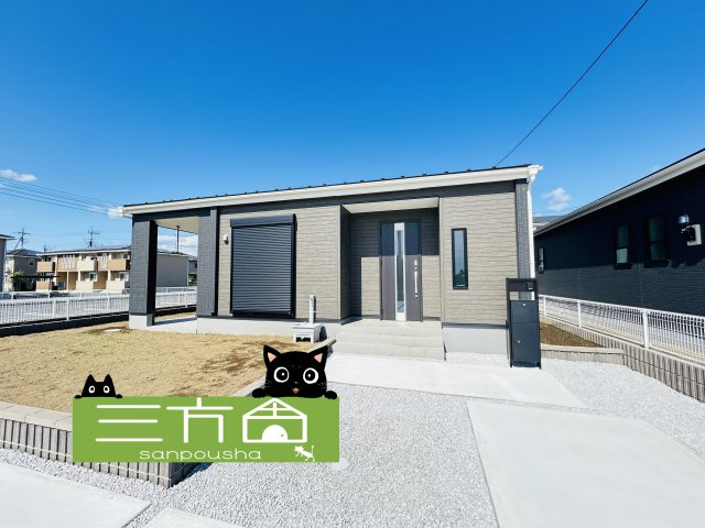 新築　前橋市茂木町第3　Livele Garden.S　5号棟の外観|現地写真　2025年9月完成しました！ご内覧等、お気軽にお問合せください♪　							

