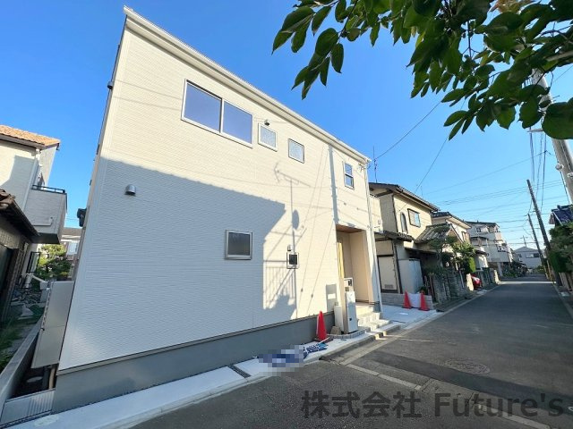 三郷市戸ケ崎3丁目　新築戸建　全1棟の前面道路含む現地写真|前面道路含む現地写真です。