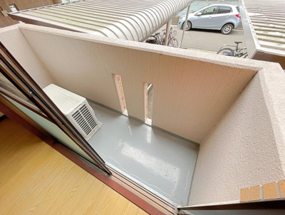 【バルコニー】 | グランデール鶴田【名古屋市賃貸・都市ガス】