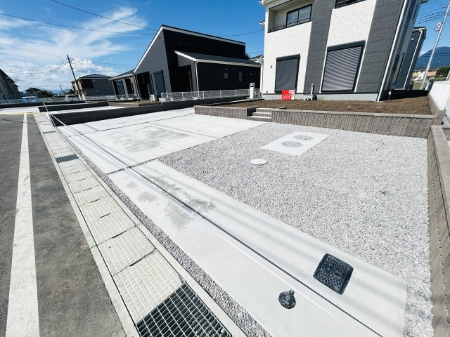 新築　前橋市茂木町第3　Livele Garden.S　7号棟の駐車場|現地写真　駐車スペースは2台分可能です！
