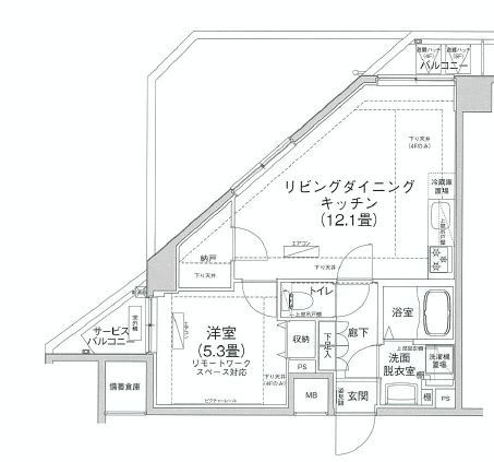 アイルプレミアム押上ノルドの間取り