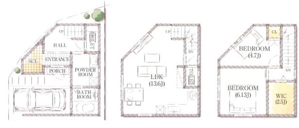 伊丹市荻野西　未入居の間取り|１区画