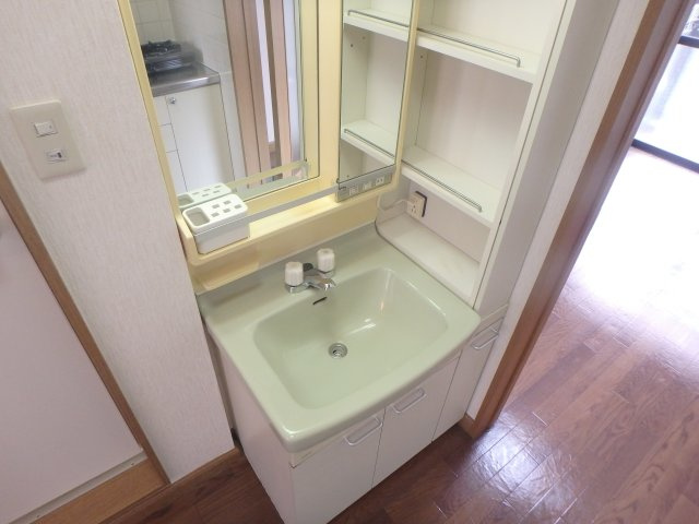 【洗面所】 | ステラハウス４－１１００ | 使いやすい洗面所です