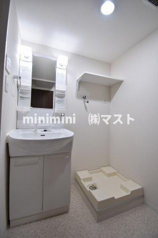 エルヴェ東天満の洗面所|※建物内別間取参考写真