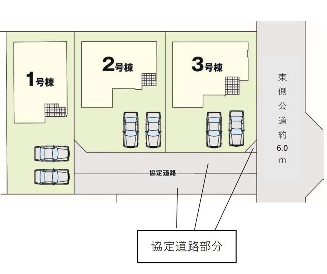 【区画図】 | 本庄市見福17期　ZutPLUS+　新築戸建　全3棟　3号棟