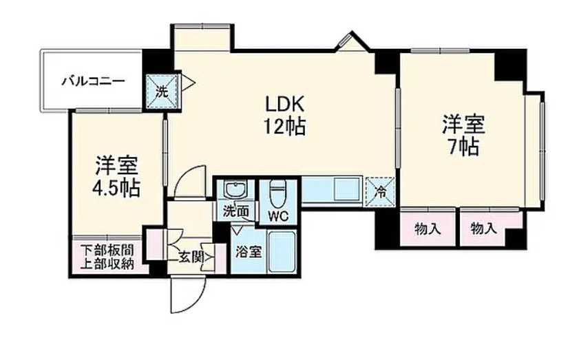 横浜市南区高砂町2丁目　一棟ビル　満室稼働中の間取り